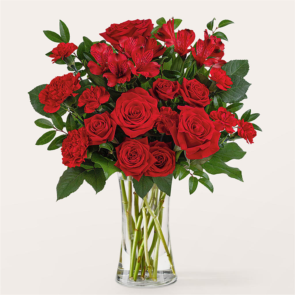 Brilliant Ruby Bouquet – Flowers By Henry Llc, Louisburg NC