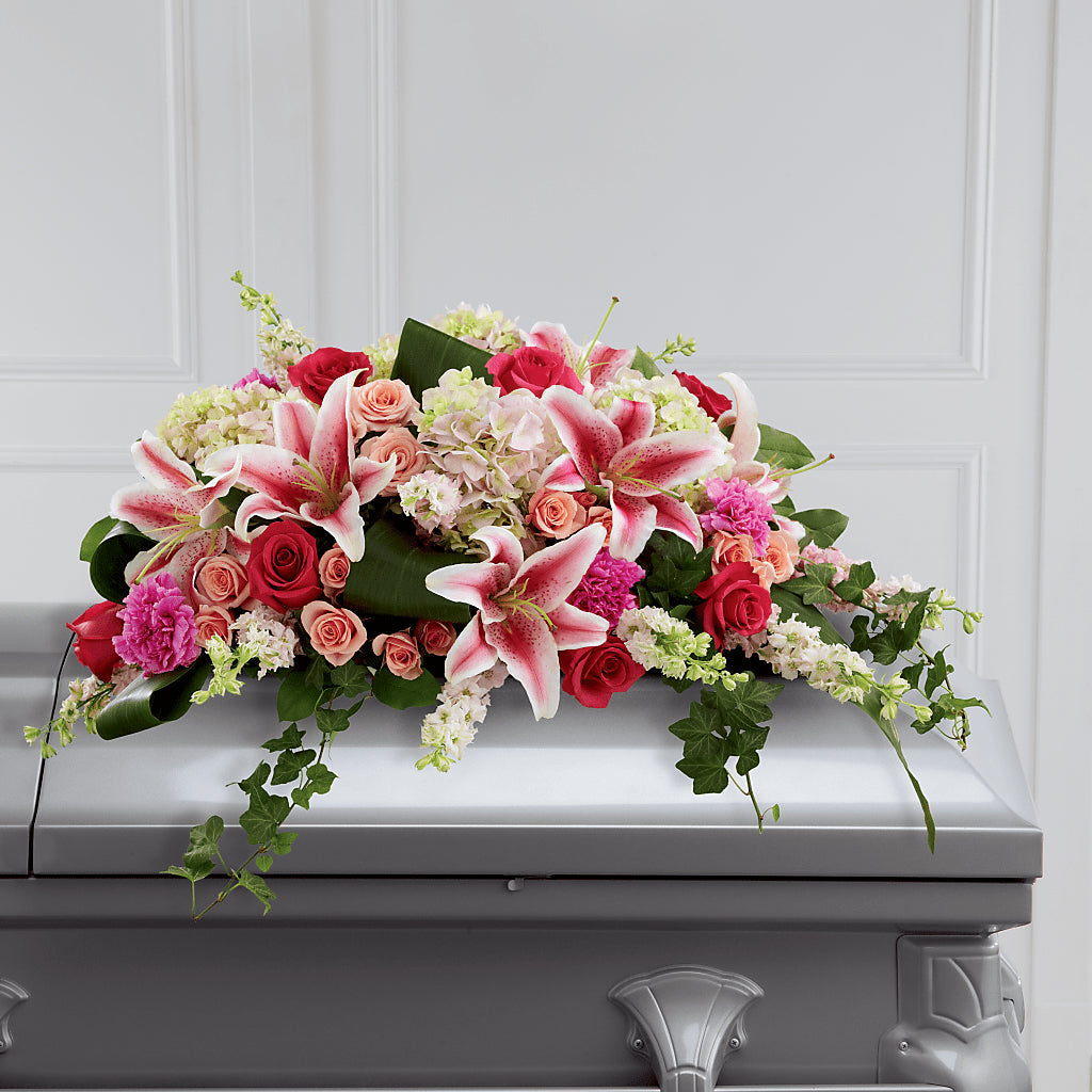 Splendid Grace Casket Spray – Flowers By Henry Llc, Louisburg NC