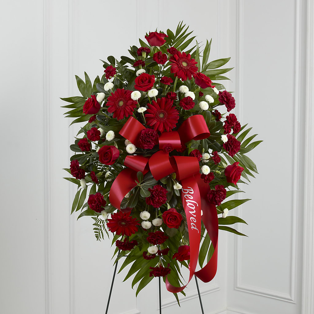 Treasured Memories Standing Spray – Flowers By Henry Llc, Louisburg NC