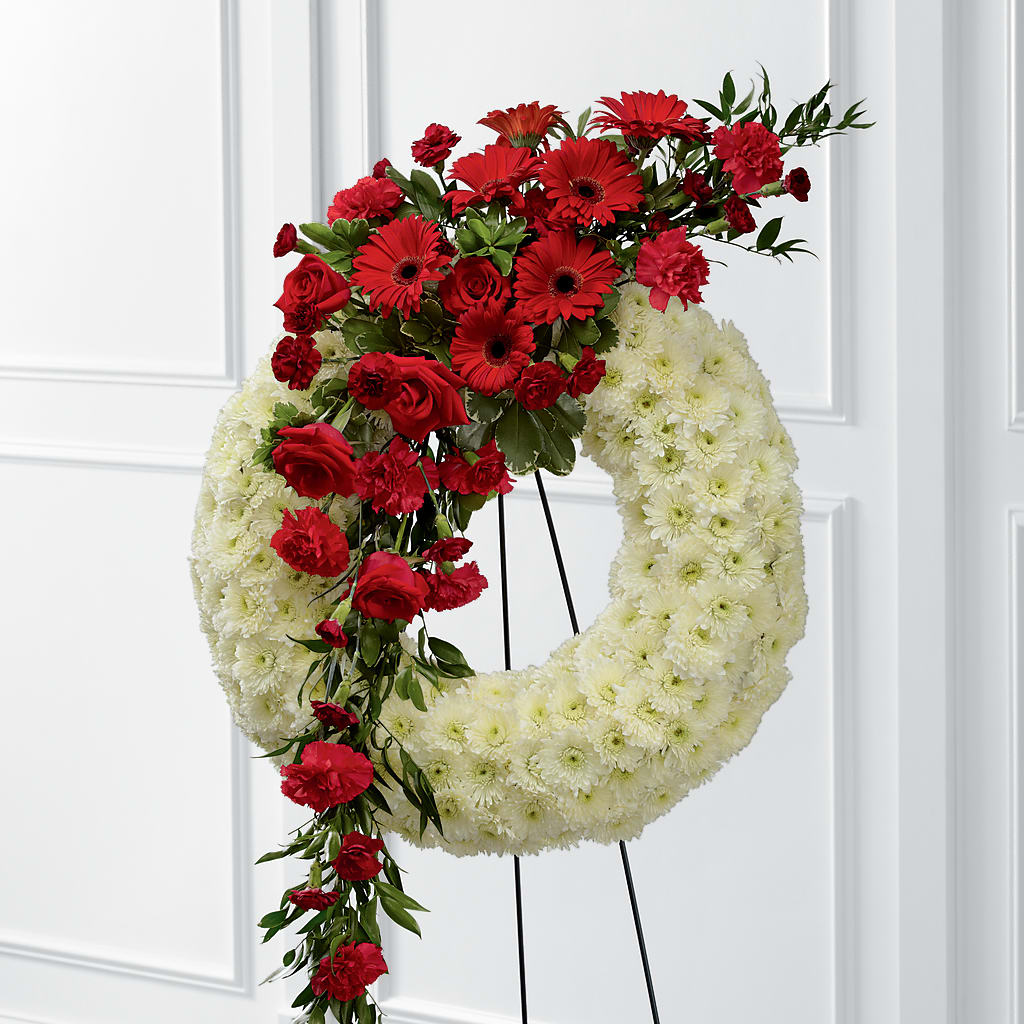 Graceful Tribute Wreath – Flowers By Henry Llc, Louisburg NC