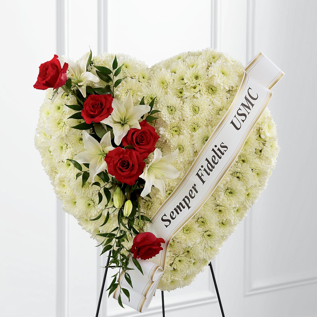 Heartfelt Hero Standing Heart – Flowers By Henry Llc, Louisburg NC
