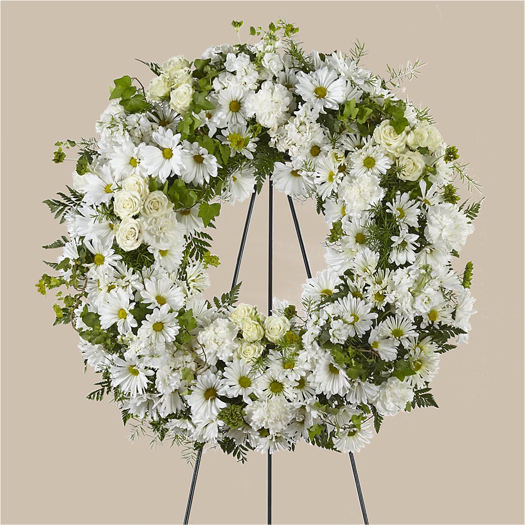 Faithful Wishes Wreath – Flowers By Henry Llc, Louisburg NC