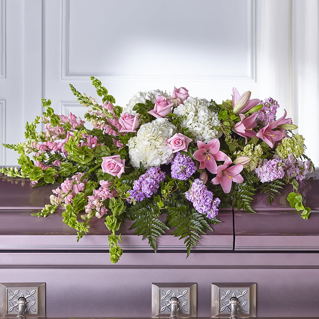 Life's Gratitude Casket Spray – Flowers By Henry Llc, Louisburg NC