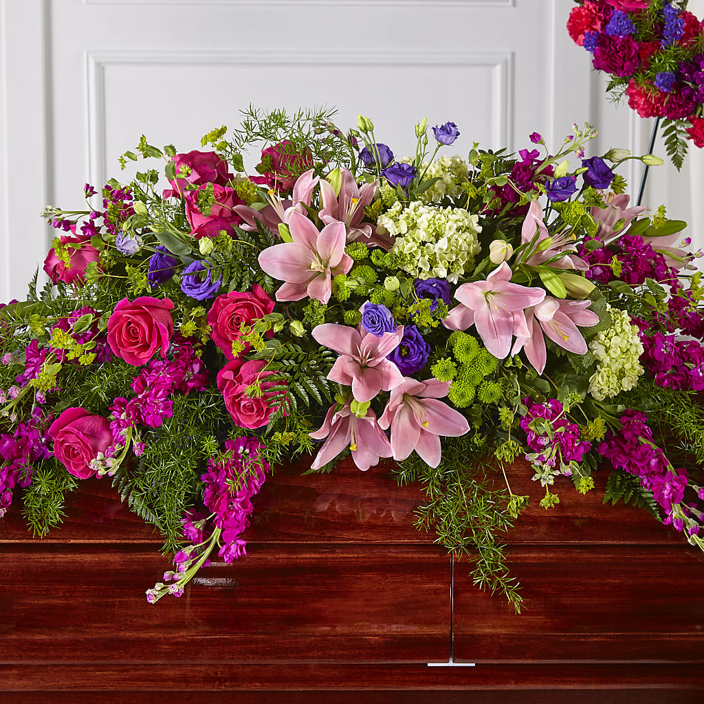 Radiant Tribute Casket Spray – Flowers By Henry Llc, Louisburg NC