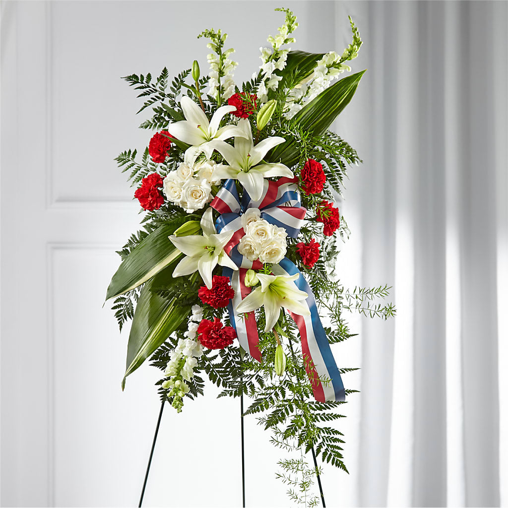 Stars of Life Standing Spray – Flowers By Henry Llc, Louisburg NC