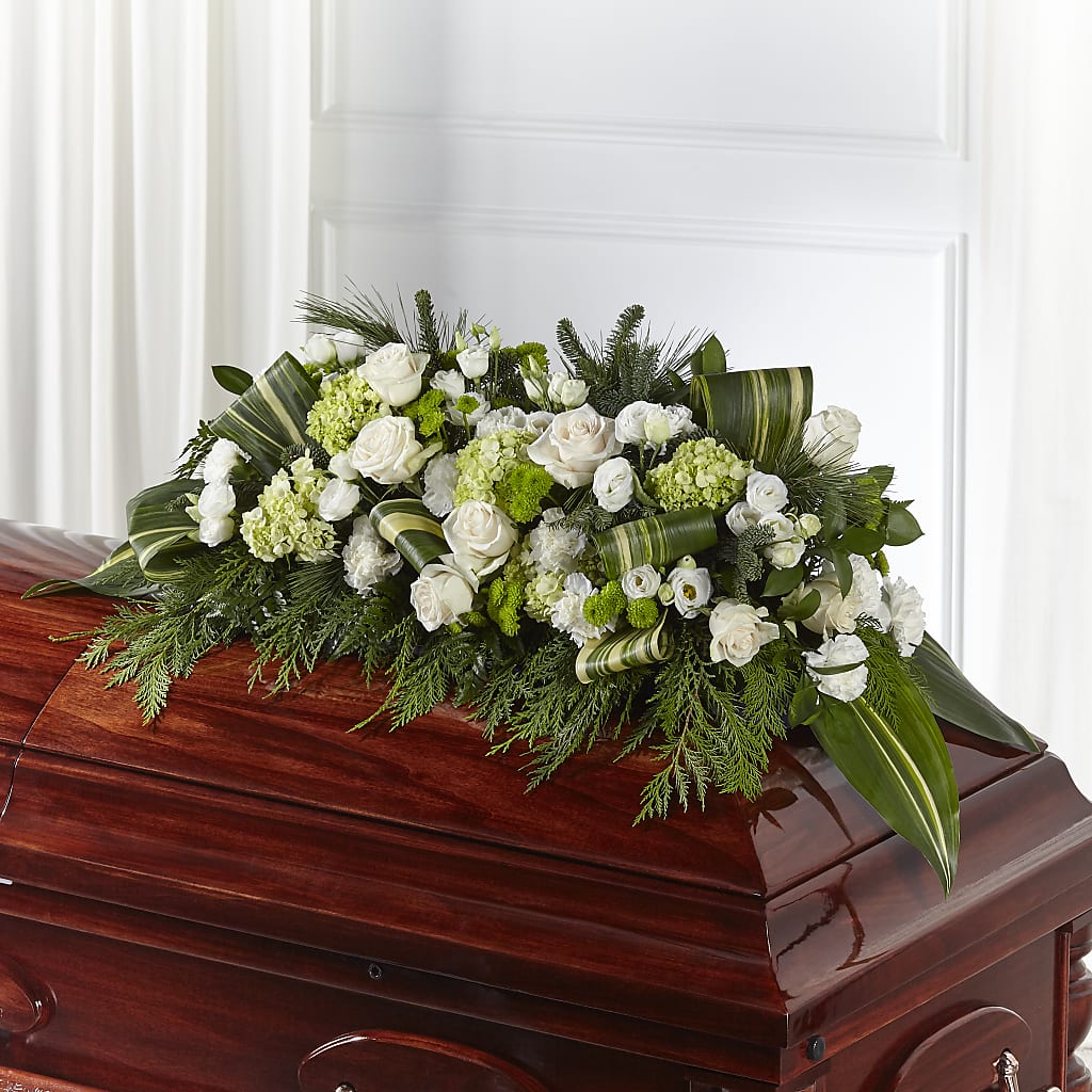 Hopeful Gesture Casket Spray – Flowers By Henry Llc, Louisburg NC