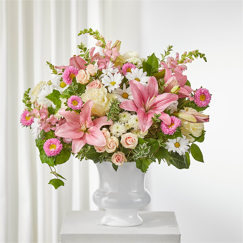 Empathetic Blooms Urn Arrangement – Flowers By Henry Llc, Louisburg NC