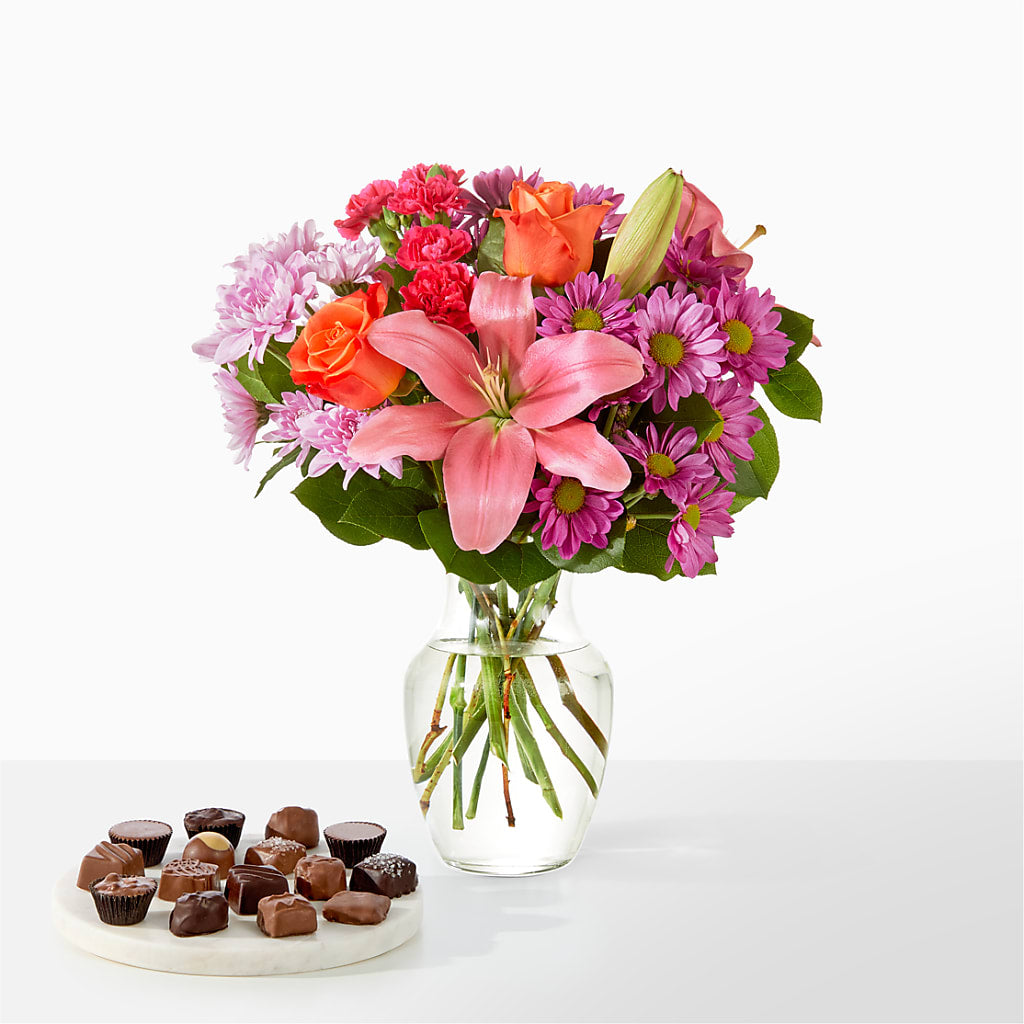 One and Only Bouquet and Chocolate Bundle – Flowers By Henry Llc, Louisburg NC