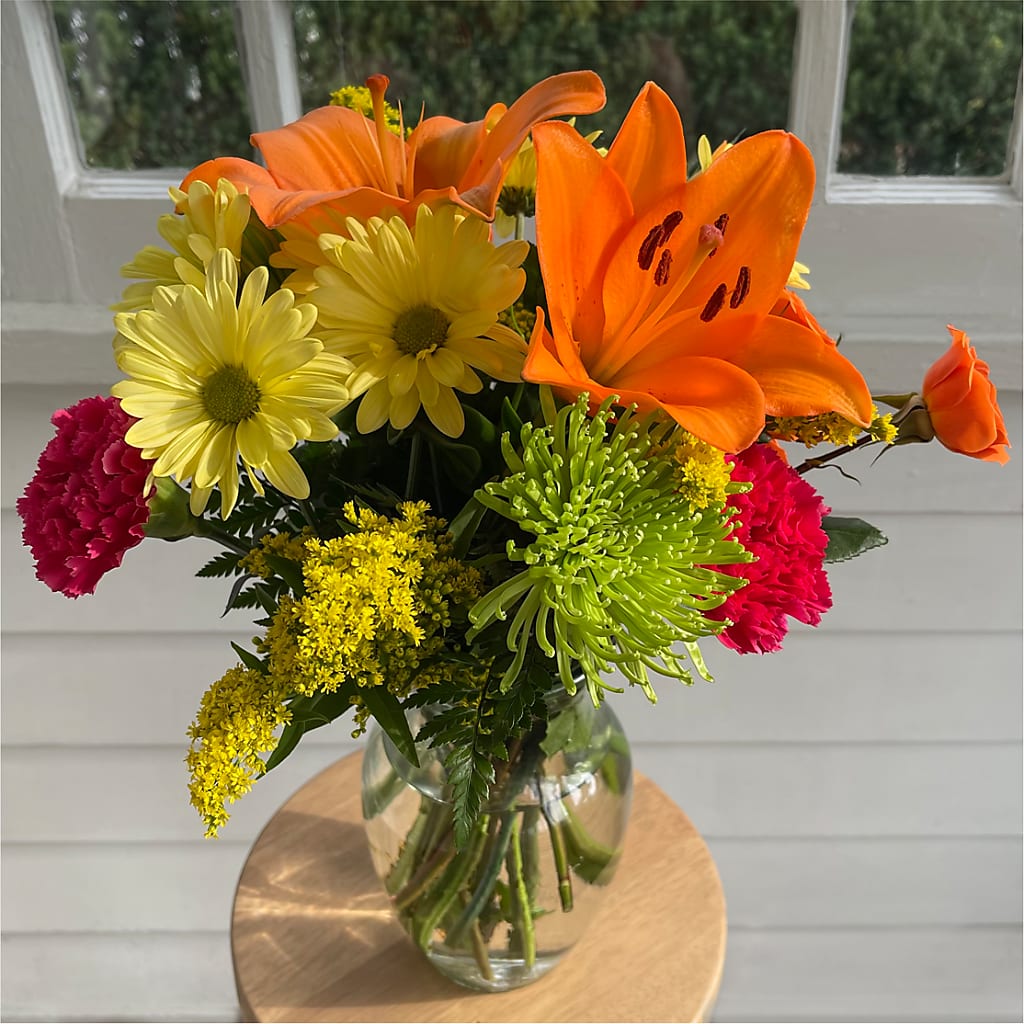 Bold & Bright – A Florist Original –  Flowers By Henry Llc, Louisburg NC