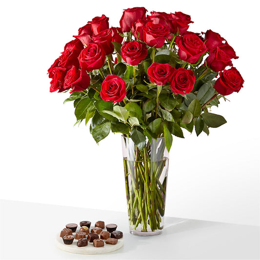Romantic Long Stem Red Rose Bouquet Bundles –  Flowers By Henry Llc, Louisburg NC