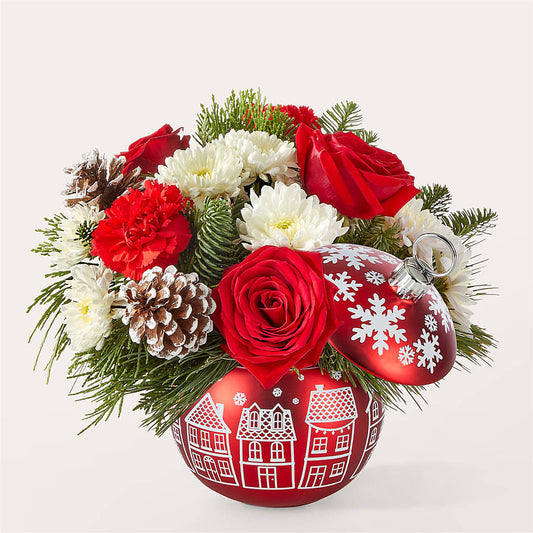 Christmas Village Ornament –  Flowers By Henry Llc, Louisburg NC