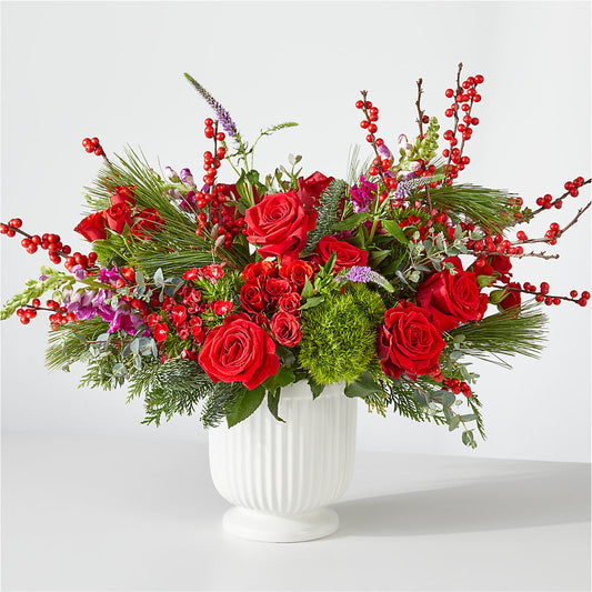 Big Red Bow Bouquet –  Flowers By Henry Llc, Louisburg NC