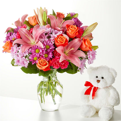 One and Only Bouquet and Bear Bundle –  Flowers By Henry Llc, Louisburg NC