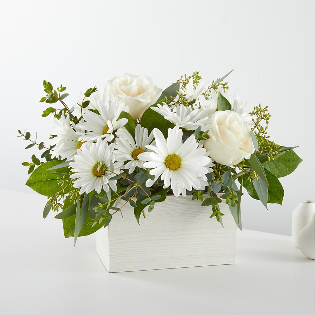 Fresh Linen Box Bouquet –  Flowers By Henry Llc, Louisburg NC