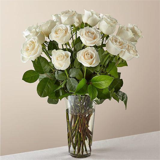 Long Stem White Rose Bouquet –  Flowers By Henry Llc, Louisburg NC