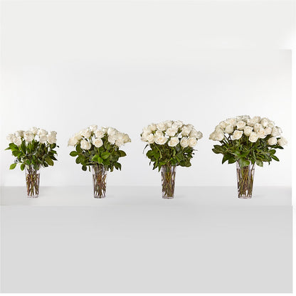 Long Stem White Rose Bouquet –  Flowers By Henry Llc, Louisburg NC