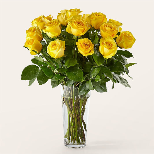 Long Stem Yellow Rose Bouquet –  Flowers By Henry Llc, Louisburg NC