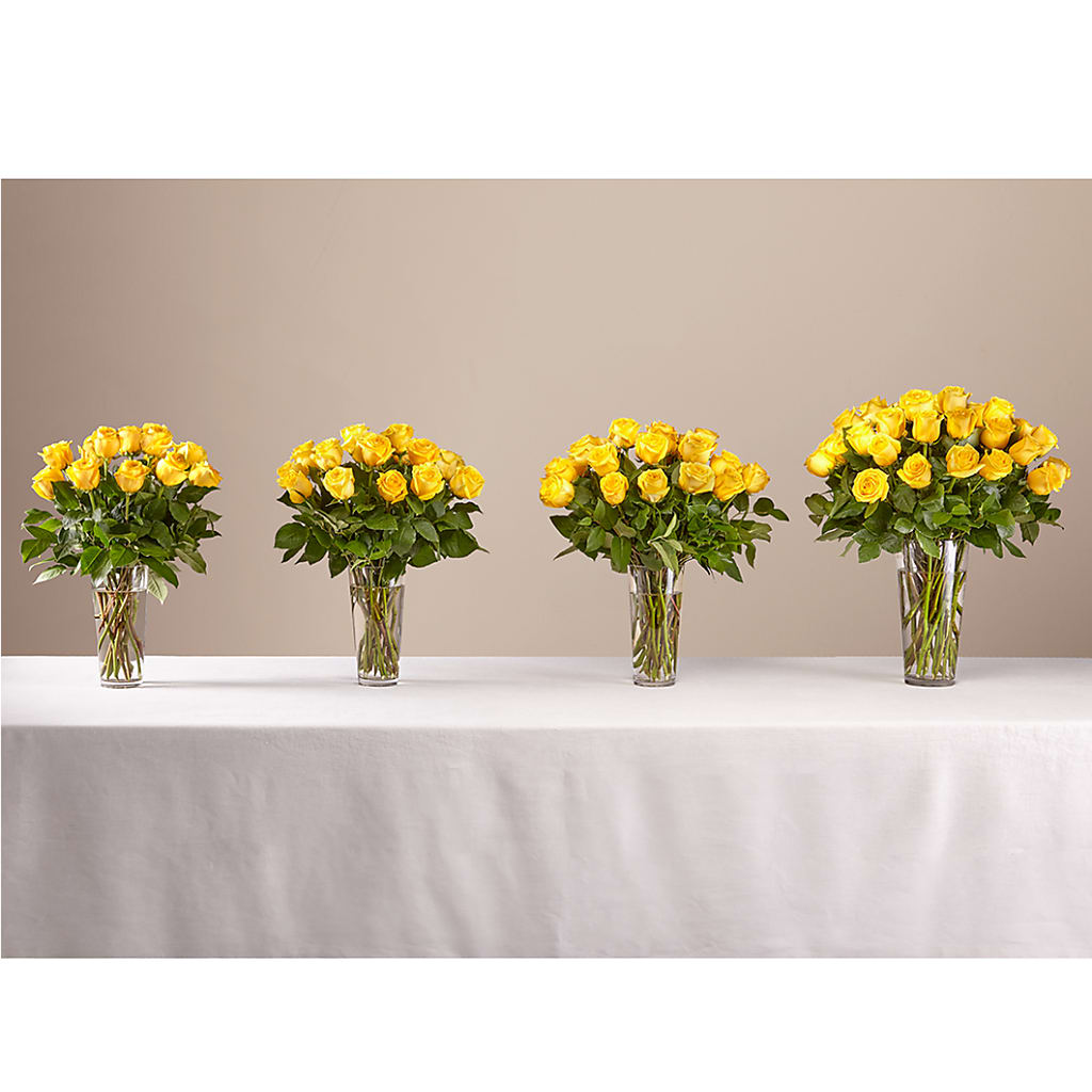Long Stem Yellow Rose Bouquet –  Flowers By Henry Llc, Louisburg NC