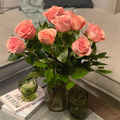 Long Stem Pink Rose Bouquet –  Flowers By Henry Llc, Louisburg NC