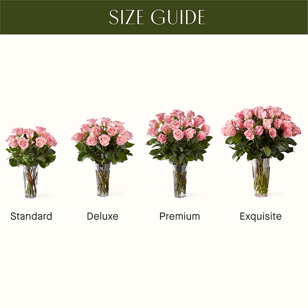 Long Stem Pink Rose Bouquet –  Flowers By Henry Llc, Louisburg NC