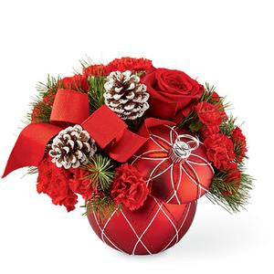 Festive Holiday Ornament –  Flowers By Henry Llc, Louisburg NC