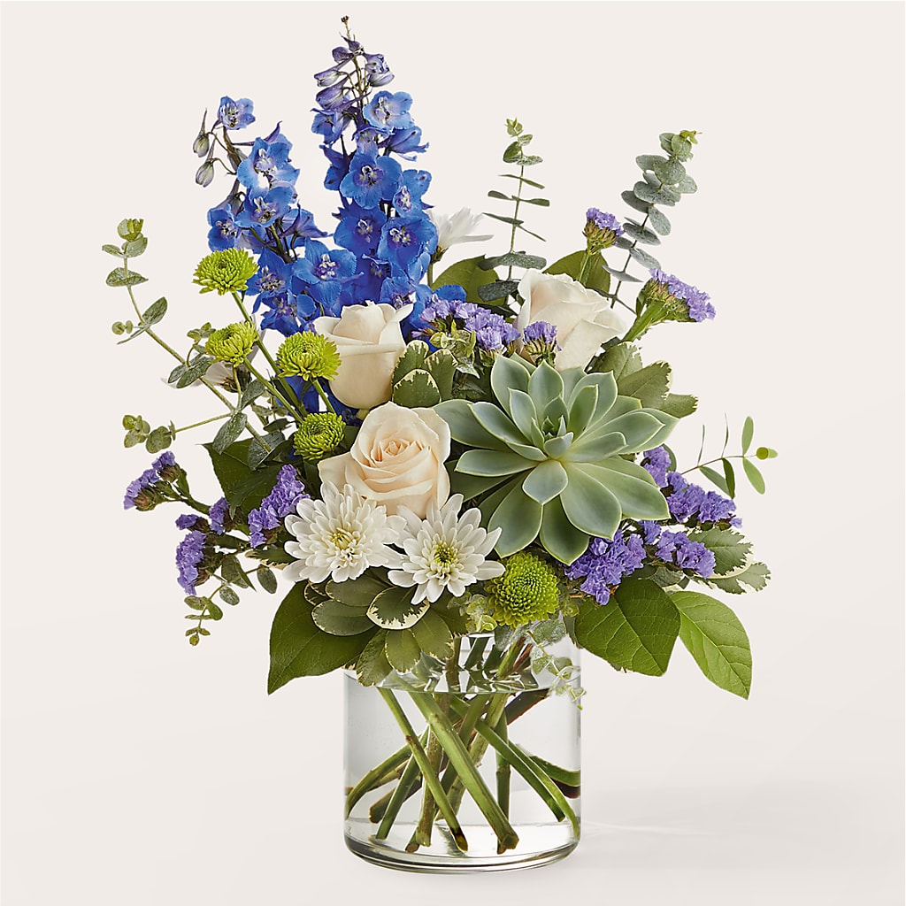 Cerulean Waves Bouquet –  Flowers By Henry Llc, Louisburg NC