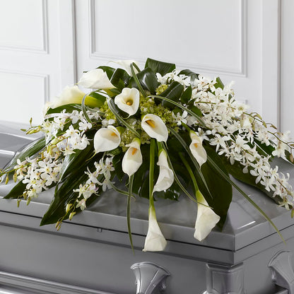 Angel Wings Casket Spray –  Flowers By Henry Llc, Louisburg NC