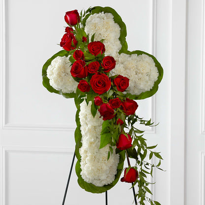 Floral Cross Easel –  Flowers By Henry Llc, Louisburg NC