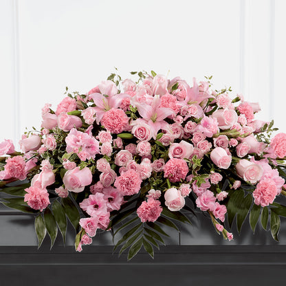 Garden of Comfort Casket Spray (Standard) –  Flowers By Henry Llc, Louisburg NC