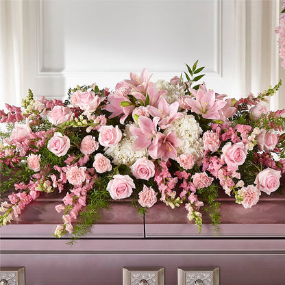 Life & Remembrance Casket Spray –  Flowers By Henry Llc, Louisburg NC