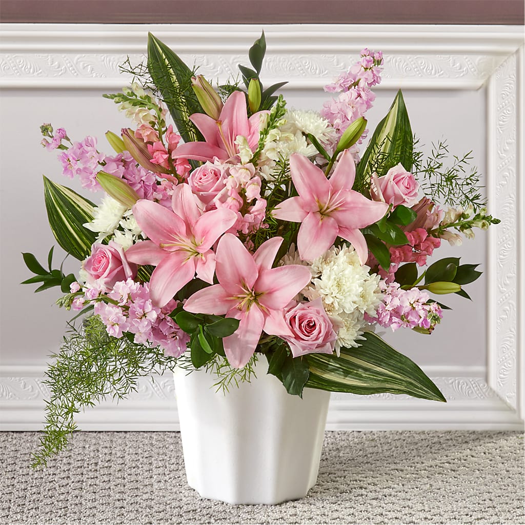 Simply Serene Floor Basket –  Flowers By Henry Llc, Louisburg NC