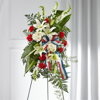 Stars of Life Standing Spray –  Flowers By Henry Llc, Louisburg NC