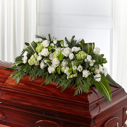 Hopeful Gesture Casket Spray –  Flowers By Henry Llc, Louisburg NC