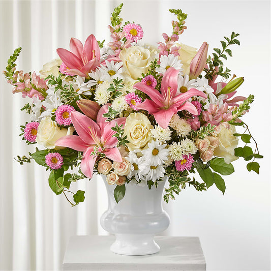 Empathetic Blooms Urn Arrangement –  Flowers By Henry Llc, Louisburg NC