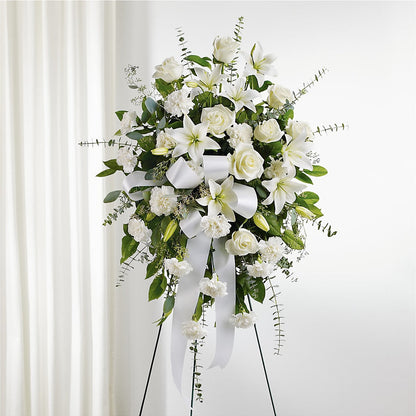 With Care Standing Spray –  Flowers By Henry Llc, Louisburg NC