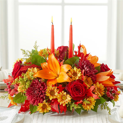 Autumn's Embrace Centerpiece –  Flowers By Henry Llc, Louisburg NC